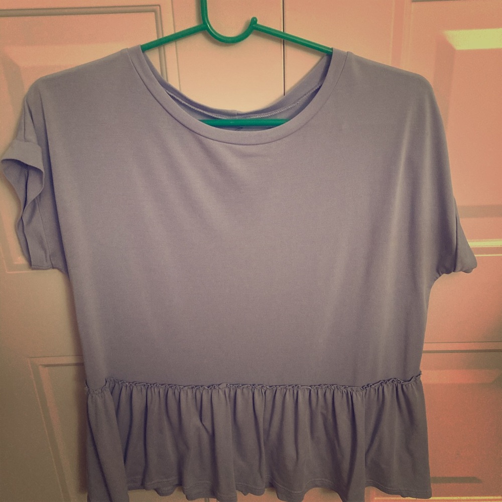 Baby blue shirt